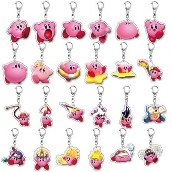 Kirby anime acrylic keychains key chains