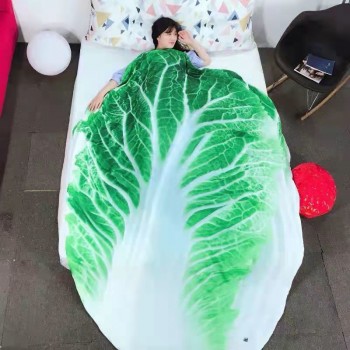 Funny Cabbage Leaf Blanket 150cm/180cm