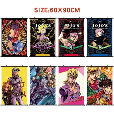 JoJo's Bizarre Adventure anime wall scroll wallscrolls 60*90CM