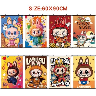 Labubu anime wall scroll wallscrolls 60*90CM
