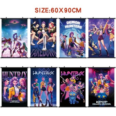 K-POP Demon Hunters anime wall scroll wallscrolls 60*90CM