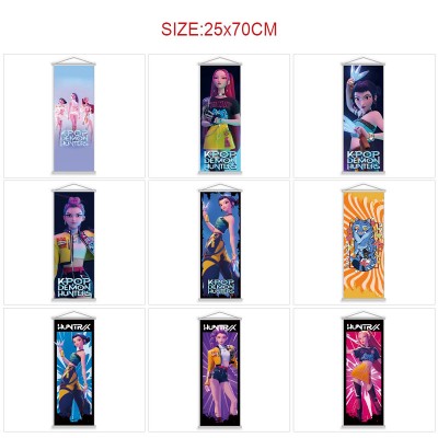 K-POP Demon Hunters anime wall scroll wallscrolls 25*70CM
