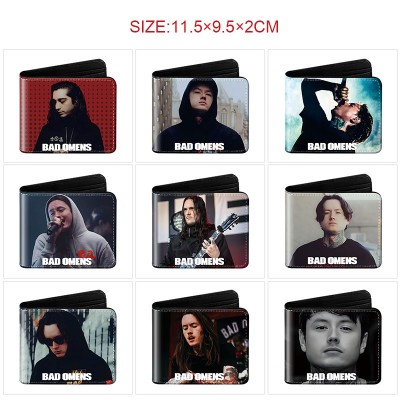 Bad Omens band star wallet purse