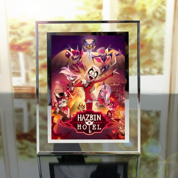 Hazbin Hotel anime Crystal photo frame