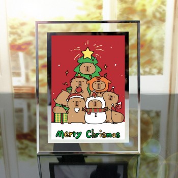 Capybara anime Crystal photo frame
