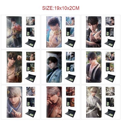 Love and Deepspace PU Long Wallets Purses ID Card Holder