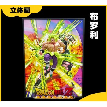 41cm Dragon Ball 3D figure + photo picture frame painting
