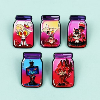 Hazbin Hotel anime Alloy Enamel Badges Brooch Pins