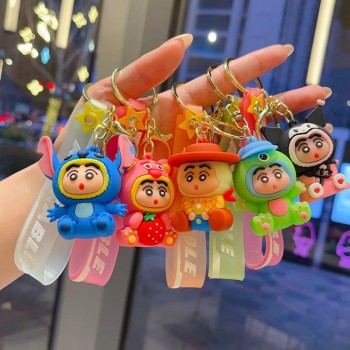 Crayon Shin-chan anime figure doll key chains