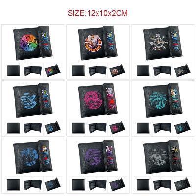 One Piece anime snap wallet buckle purse