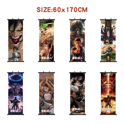 Attack on Titan anime wall scroll wallscrolls 60*170CM