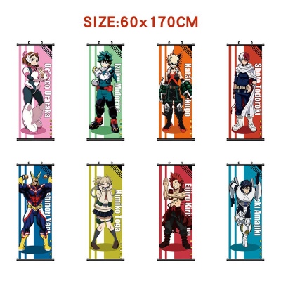 My Hero Academia anime wall scroll wallscrolls 60*170CM