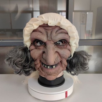 Halloween Cosplay Latex Horror Witch Head Mask