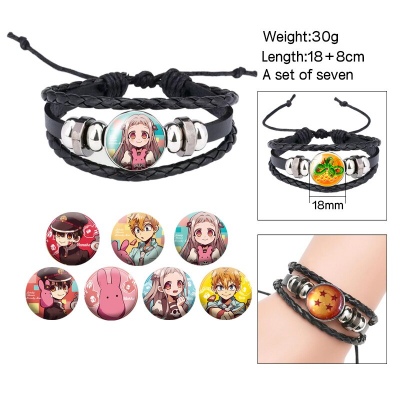 Toilet-bound Hanako-kun changeable pattern bracelets set