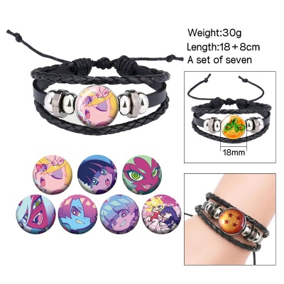 Panty & Stocking with Garterbelt changeable pattern bracelets set