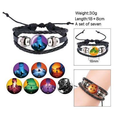 Justice League changeable pattern bracelets set