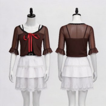 Zero Red Butterfly Amakura Mio Dress Cosplay Costume