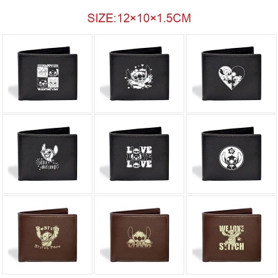 Stitch anime wallet purse