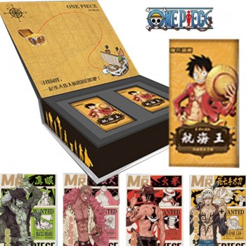 One Piece Character Color Paper Collection Cards 10 packs 1box