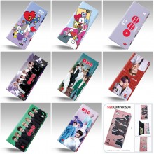 BTS BT21 star long wallets card holder purse