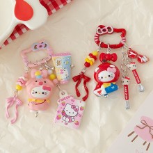 Hello kitty anime doll key chains