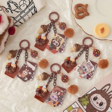 Labubu anime doll key chains