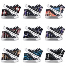 Jujutsu Kaisen anime canvas shoes student plimsolls a pair