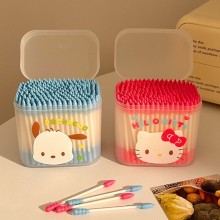 200pcs/set Pochacco Hello kitty Cotton Swab Sticks