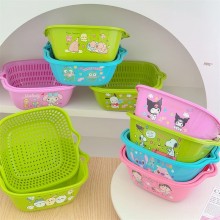 Sanrio Hello kitty Kuromi Double Drain Basket Washing Vegetable Basket