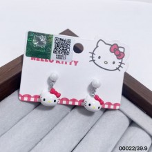 Original Sanrio Hello Kitty Ear Clip Earrings a pair