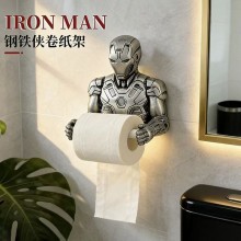 Iron Man Toilet Roll Paper Towel Toilet wall Holder