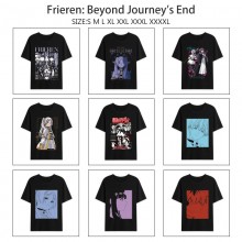 Frieren Beyond Journey's End anime summer short sleeve cotton t-shirts