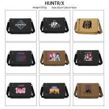 K-POP Demon Hunters retro canvas messenger crossbody shoulder bags