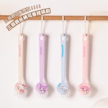 Original Sanrio Melody kitty Cinnamoroll Kuromi Plate Cup Brush