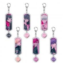 Link Click anime acrylic keychains key chains
