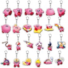 Kirby anime acrylic keychains key chains