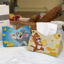 Tom and Jerry cat anime Tissue Box