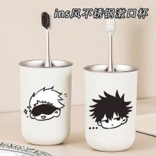 Jujutsu Kaisen 304 stainless steel mouthwash toothbrush cups