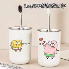 Spongebob anime 304 stainless steel mouthwash toot...