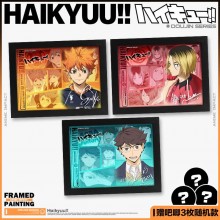 Haikyuu anime photo picture frame painting