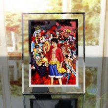 One Piece anime Crystal photo frame