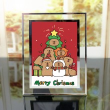Capybara anime Crystal photo frame