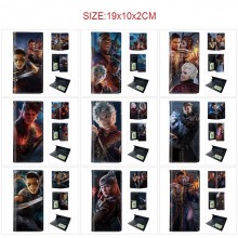 Baldur's Gate PU Long Wallets Purses ID Card Holder