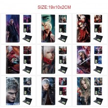 Devil May Cry PU Long Wallets Purses ID Card Holder