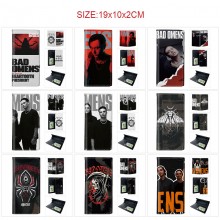Bad Omens band PU Long Wallets Purses ID Card Holder