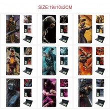 Mortal Kombat PU Long Wallets Purses ID Card Holder