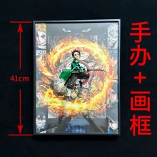 41cm Demon Slayer 3D figure + photo picture frame ...