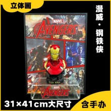 41cm Iron Man 3D figure + photo picture frame pain...