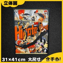 41cm Haikyuu 3D figure + photo picture frame paint...