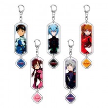 EVA anime acrylice key chains